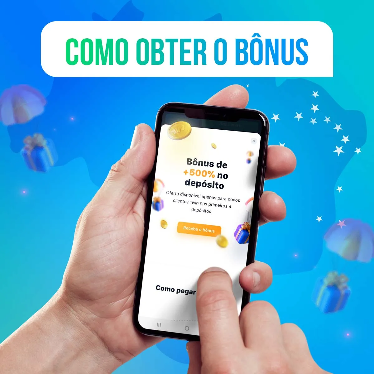 Como obter o bônus pelo aplicativo 1win no Brasil