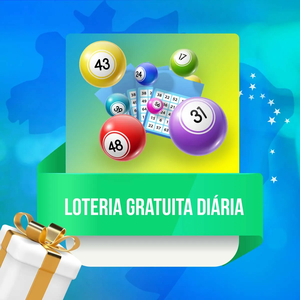 Loteria gratuita diária da casa de apostas 1win no Brasil