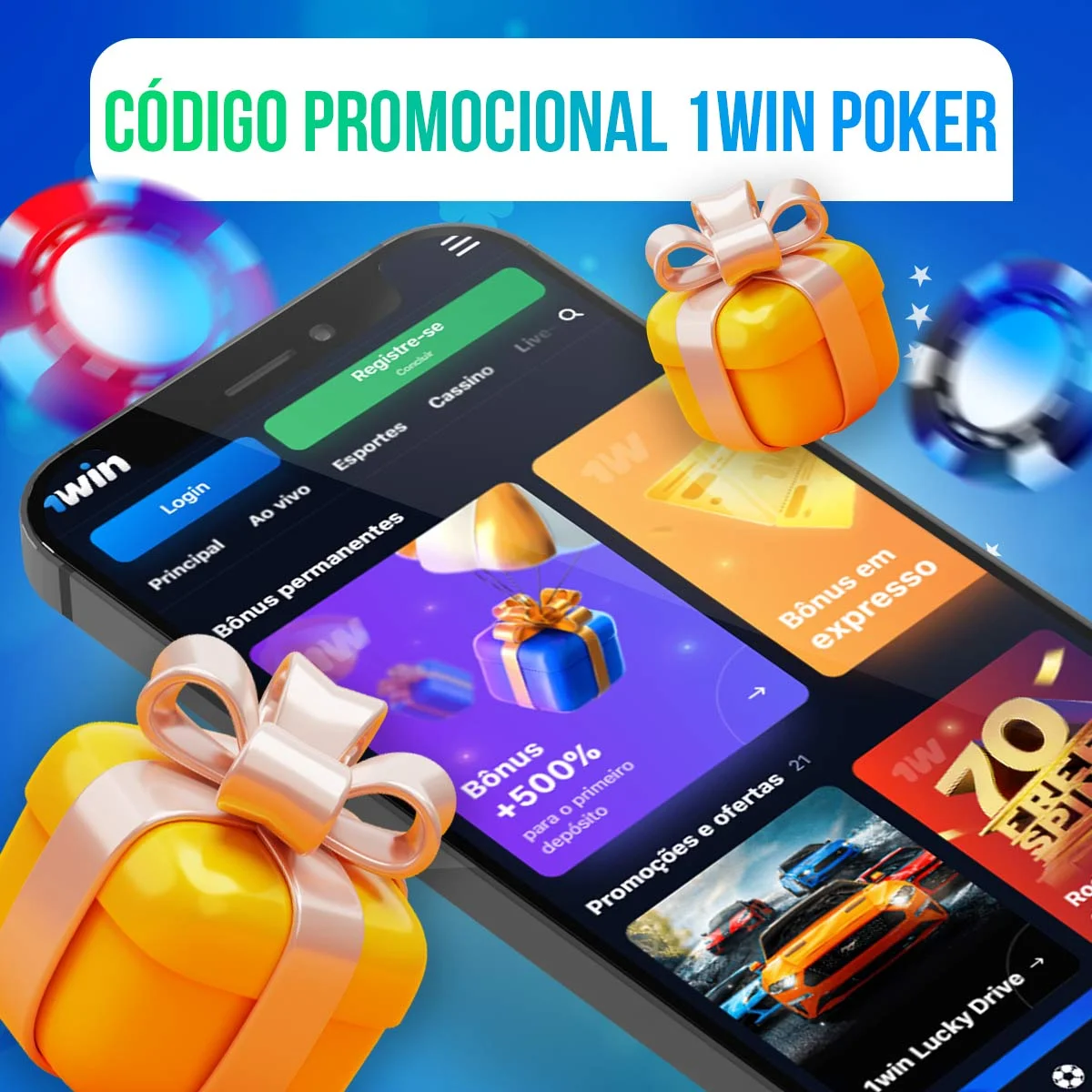 Código Promocional da Oferta 1Win Poker